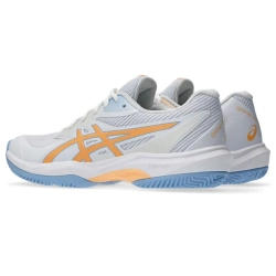 Женские кроссовки для padel Asics Game FF Padel - white/orange glow