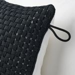 Чехол на подушку IKEA TOFTO (ТОФТО), Черный, 50x50 см