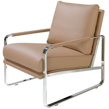 Кресло SF399/5046 из экокожи цвета норки