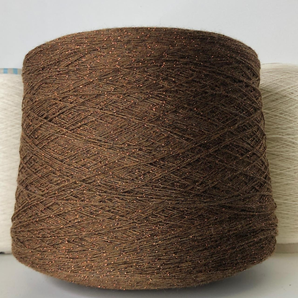 STAR - Sudwool 91% меринос, 5% п/а, 4% люрекс  700м/100гр Шоколад