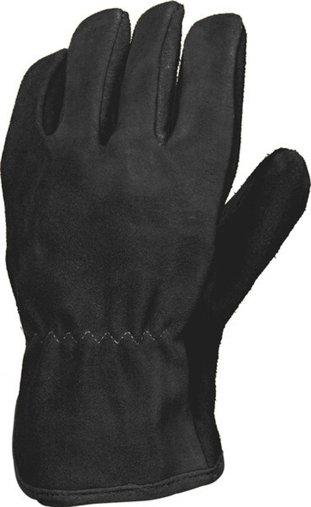 Перчатки ПОТОК SN24012 из спилка черные
