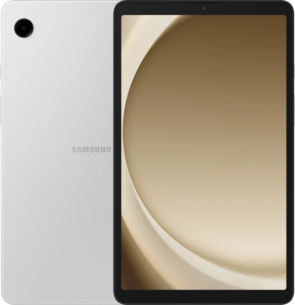 Планшет Samsung Galaxy Tab A9 SM-X110 G99 (2.2) 8C RAM4Gb ROM64Gb 8.7" LCD 1340x800 Android 13 серебристый 8Mpix 2Mpix BT WiFi microSD 1Tb 5100mAh 7hr
