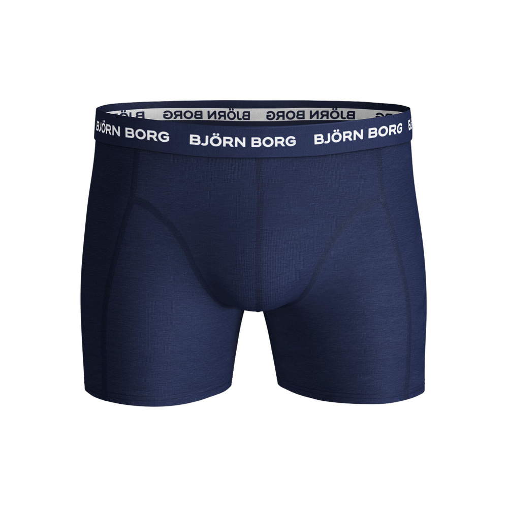 Björn Borg Solid Sammy Boxer Shorts 5 Pack Men - Black, White