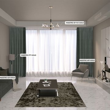 Люстра Е14 Maestro SP-PL7 Gold золото Crystal Lux