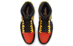Jordan 1 Mid Black Amarillo Orange