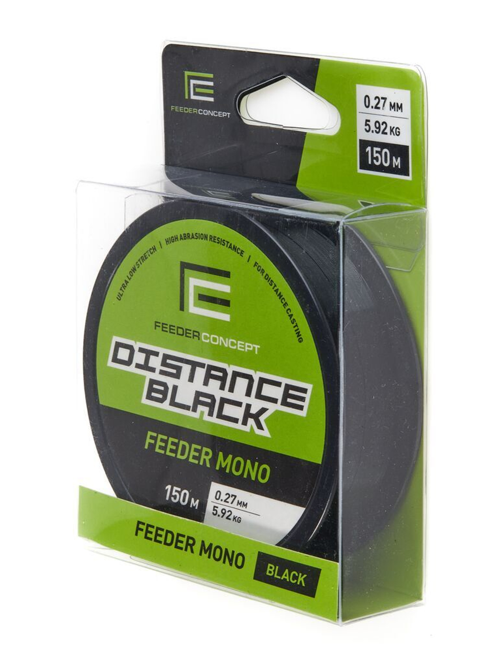 Леска монофильная Feeder Concept Distance Black 150 м, 0,27 мм