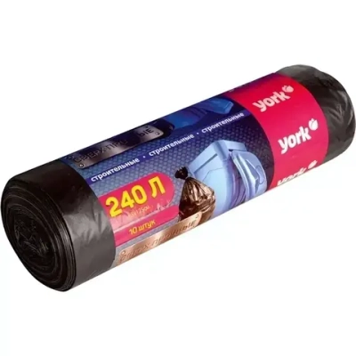 Мешки строительные для мусора YORK 240л (10шт.)