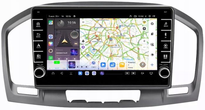 Магнитола для Opel Insignia 2009-2013 (взамен CD300 и CD400) - Kuberg OL-9267 (кнопки и крутилки) Android 13, Быстрая, CarPlay, 4G SIM-слот