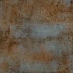 Керамогранит Alma Ceramica GFU04OXD40R Oxide 60x60 голубой / коричневый сахарный под металл