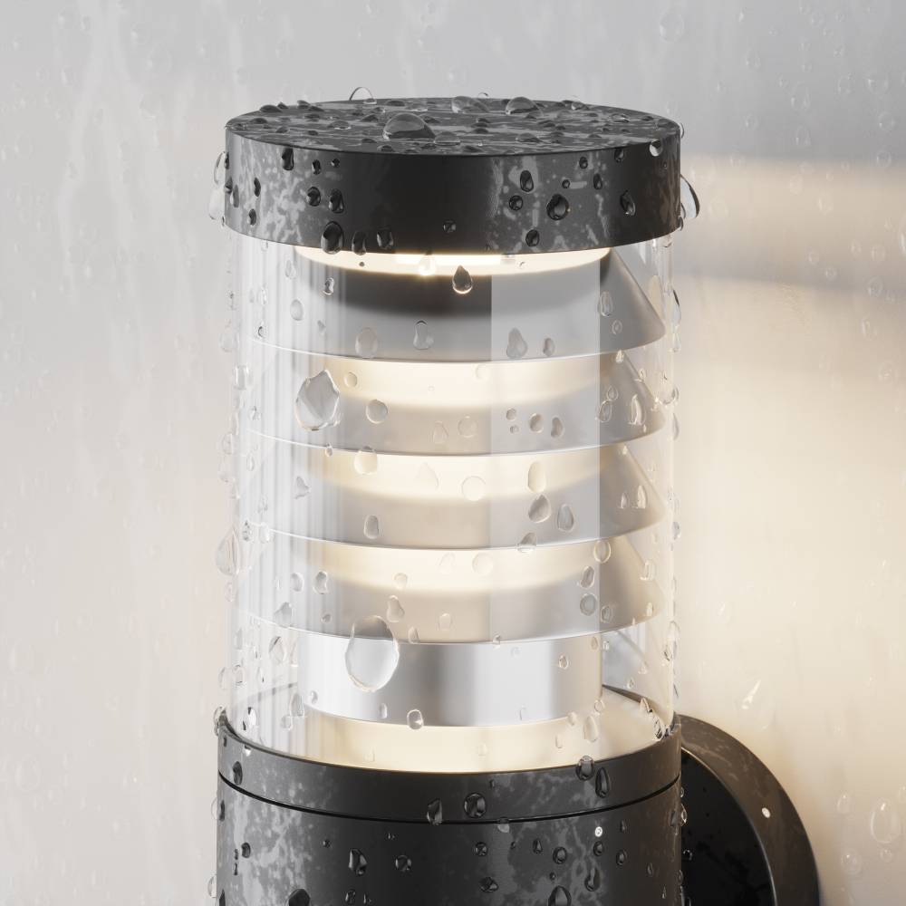 Уличный настенный светильник Outdoor O439WL-L12GF3K