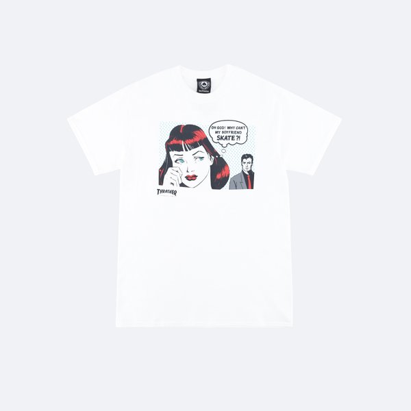 Футболка Thrasher New Boyfriend (white) артикул: - купить в магазине Дайс