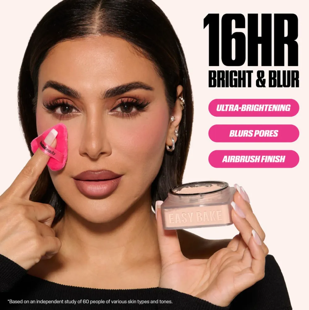 Рассыпчатая пудра для лица HUDA BEAUTY Easy Bake Loose Baking & Setting Powder - Cherry Blossom CAKE