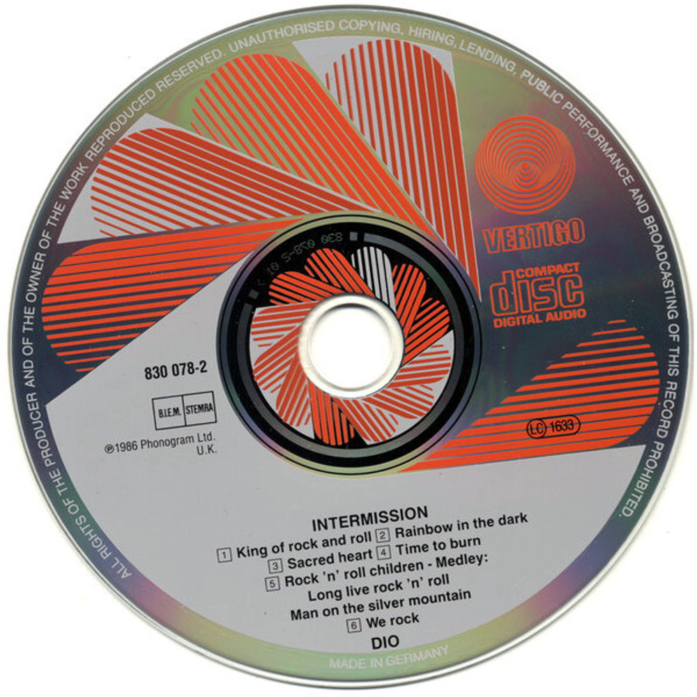 Dio / Intermission (CD)