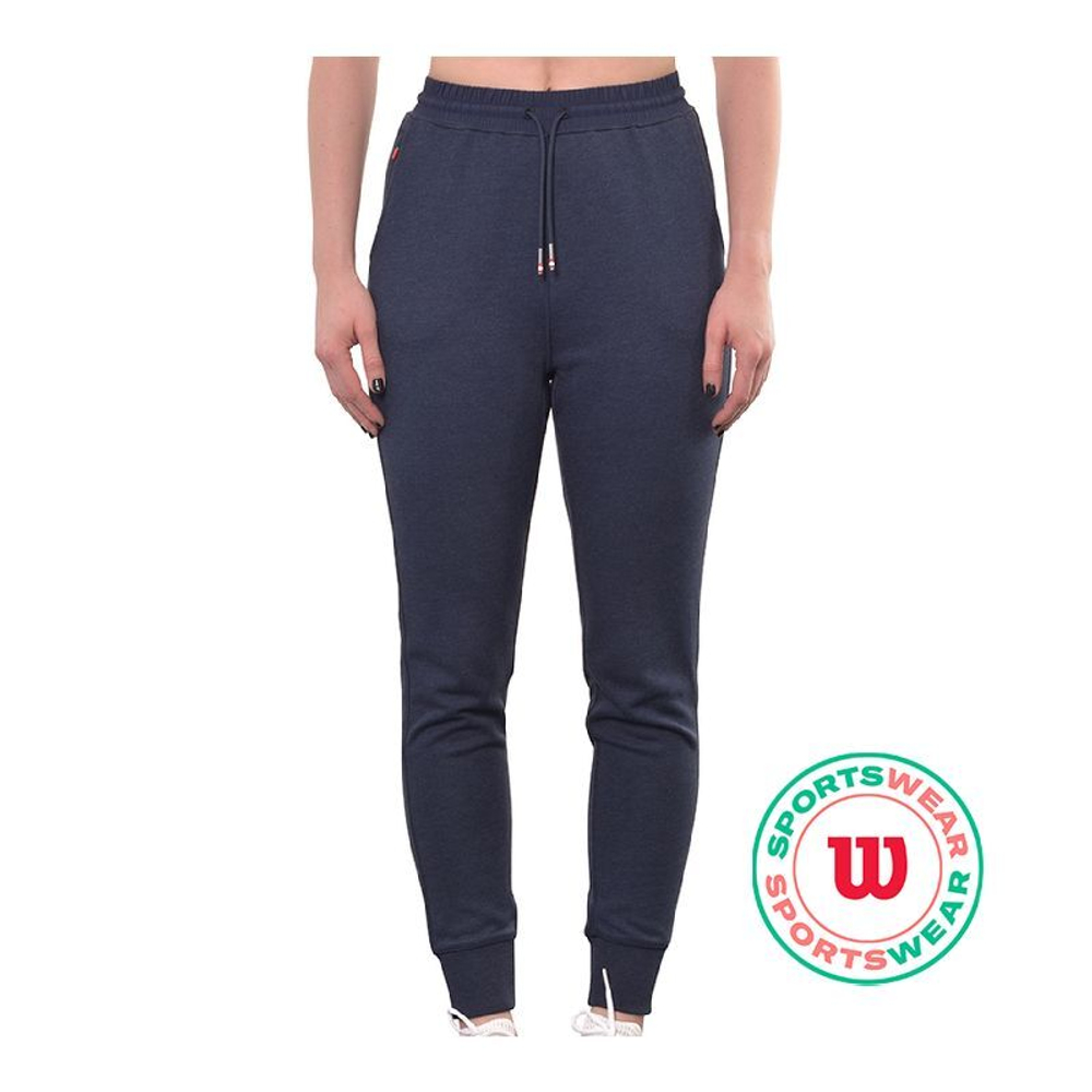 Женские теннисные брюки Wilson Slim Jogger - небесный