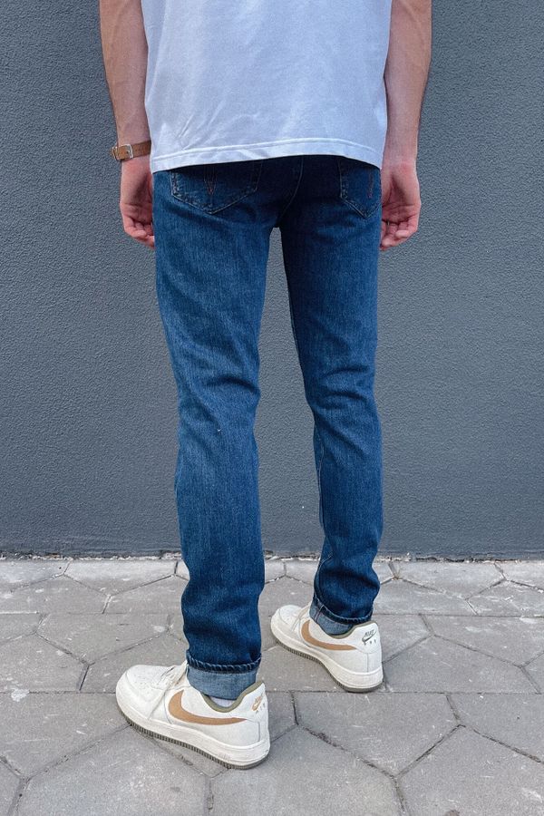 Джинсы Selvedge 1702 Tapered True Indigo Wash мужские синие - фото 2