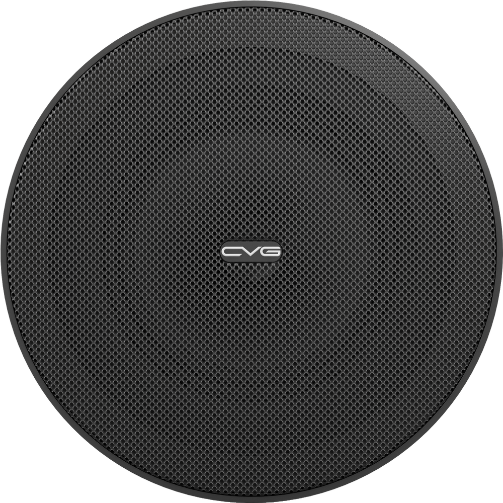 CVGAUDIO CPA5TBL Встраиваемый 5" широкополосный громкоговоритель, 3/6W-100V, круглый, безрамочный, черный