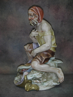 Статуэтка. Фарфор. Мечта рыбака. Capodimonte. Италия