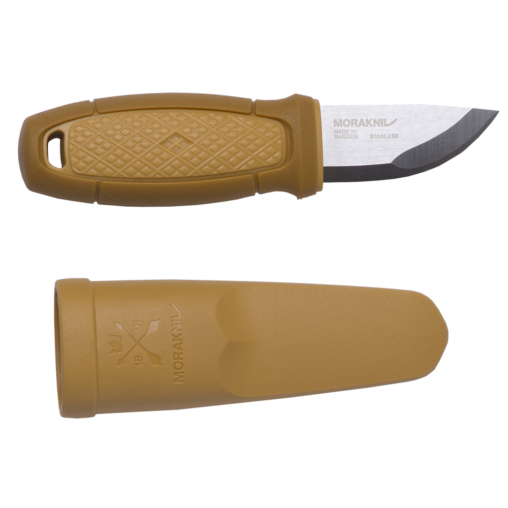 Нож туристический Morakniv Eldris, нержавеющая сталь, цвет черный, с ножнами, 12647