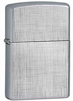 Легендарная классическая американская бензиновая широкая зажигалка ZIPPO Classic Brushed Chrome™ серебристая матовая из латуни и стали ZP-28181