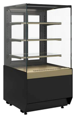 Витрина кондитерская Carboma KC70 VM 0,9-1 Light версия 2.0 (Bronze 9005/0109)
