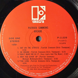 Виниловая пластинка Patrick Simmons ‎– Arcade LP