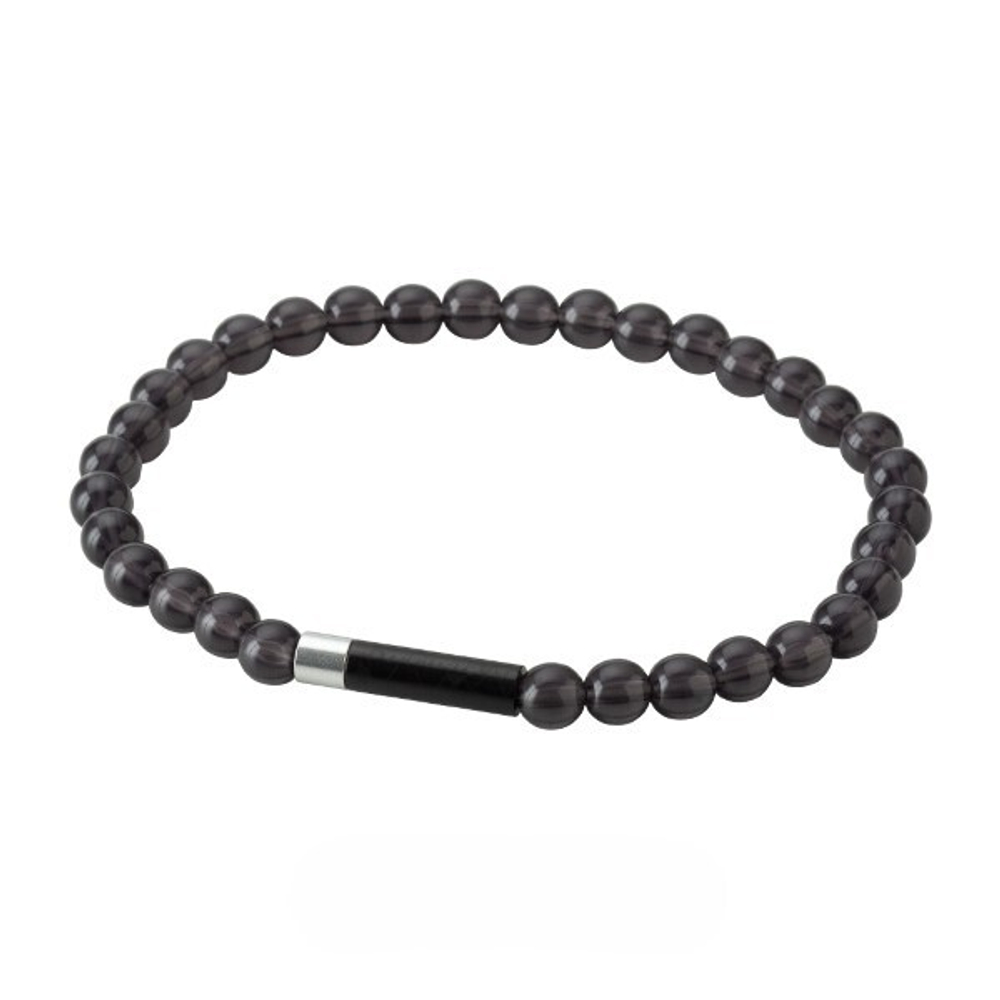 Браслет CRYSTAL TOUCH, METAX, черно-серебристый, 18 см.