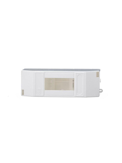 Корпус навесной ЩРН-П-1/2 12.5х4.2х5.8 1-2мод. IP30 пластик. бел. DEKraft 31030DEK