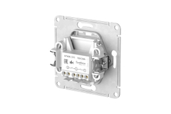 2-клавишный механизм выключателя, быстозажимные клеммы Systeme Electric ATLAS DESIGN сх.5 10АХ белый ATN000151S