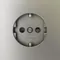 Розетка с заземлением и защитными шторками Voltum S70 Шелк VLS040204