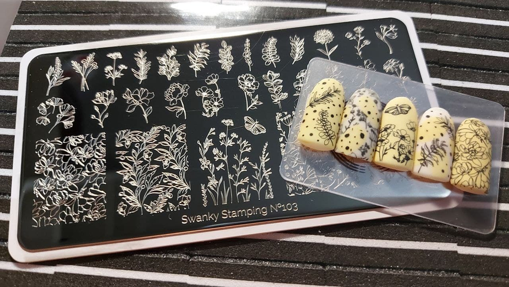 Swanky Stamping, Пластина 103 бабочка