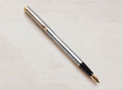 Перьевая ручка Diplomat Traveller stainless steel gold F (D10057453) 1