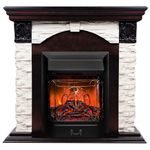 Каминокомплект Real Flame Dublin Lux AO с очагом Majestic Lux Black (без пульта)