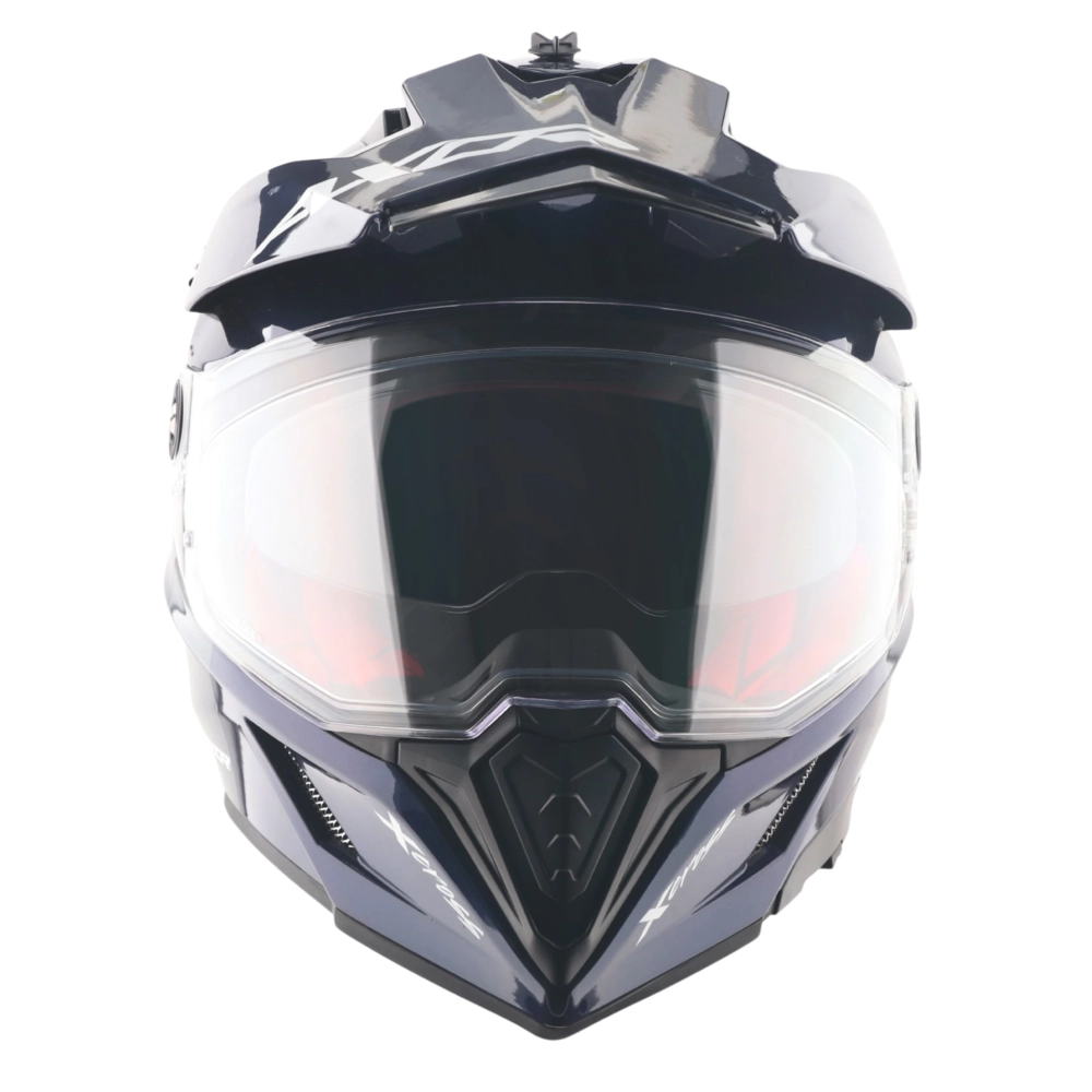 Шлем AXOR X-CROSS DUAL VISOR SC, с визором, цвет синий (S)
