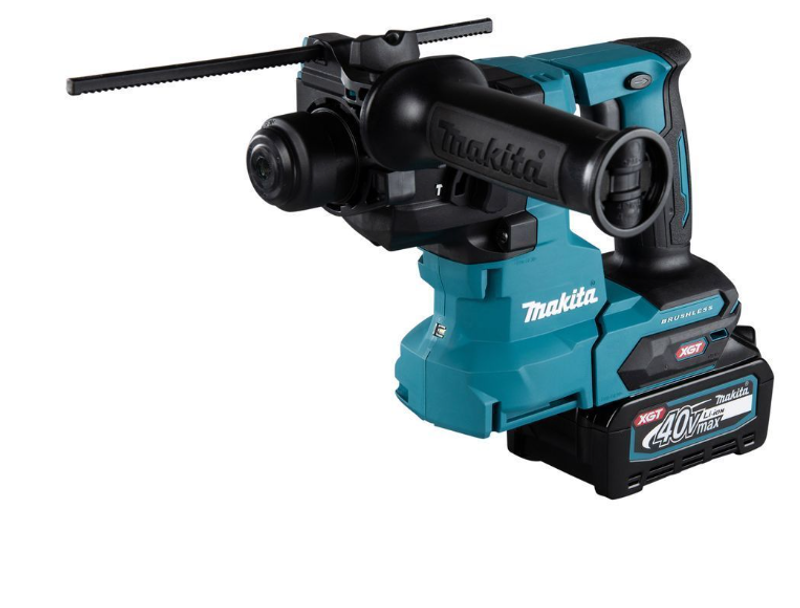 Аккумуляторный перфоратор Makita HR010GD201 XGT 40 В max SDS-PLUS, 2,1 Дж, 2×2,5 А·ч