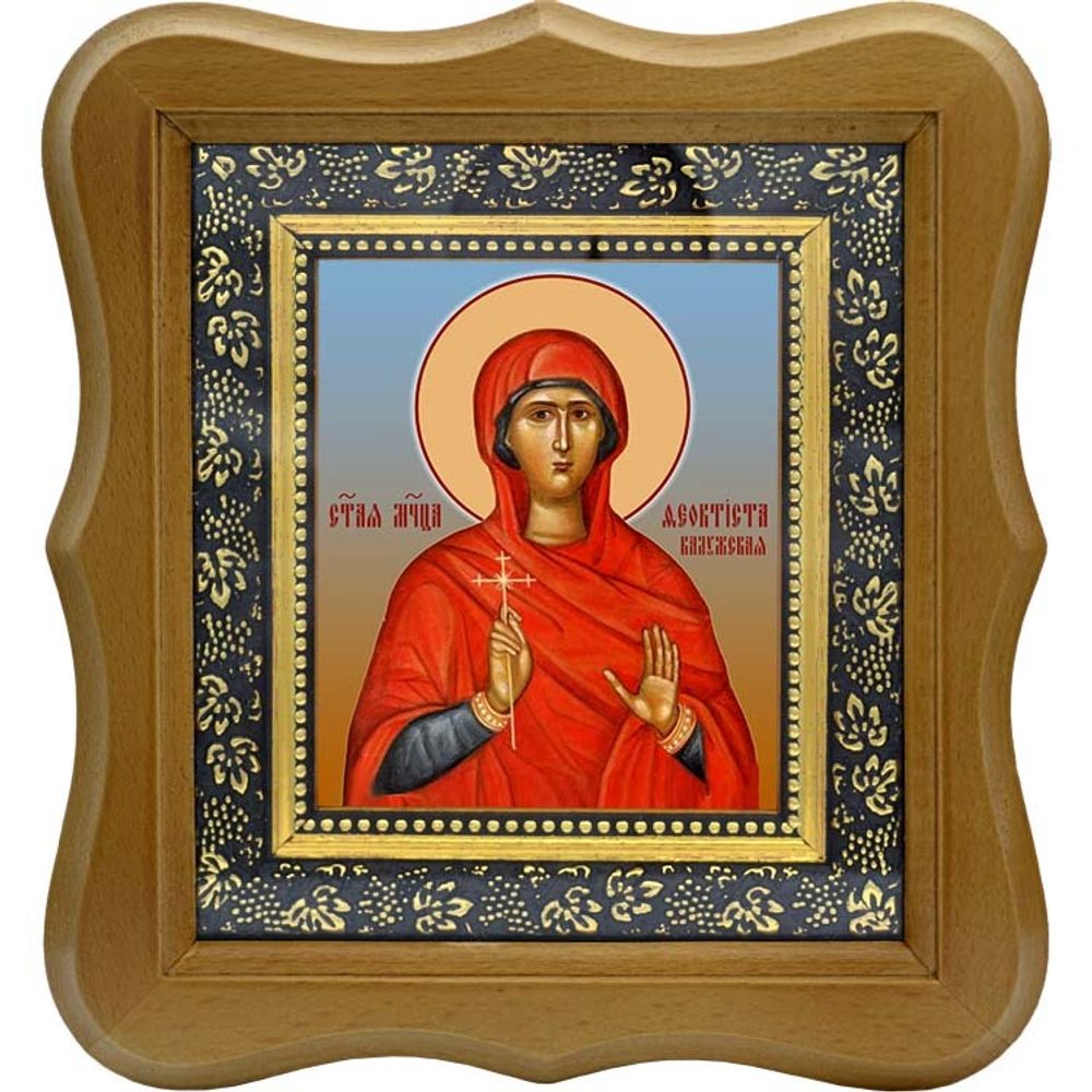 Феоктиста Калужская (Ченцова) мученица. Икона на холсте.