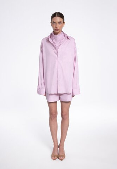 «Relaxed cotton» Комплект тройка рубашка, шорты и косынка.