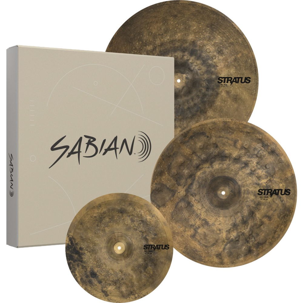 Sabian Stratus Dry Performance Set набор тарелок (15" Dry Hats, 19" Dry Crash, 22" Dry Ride)
