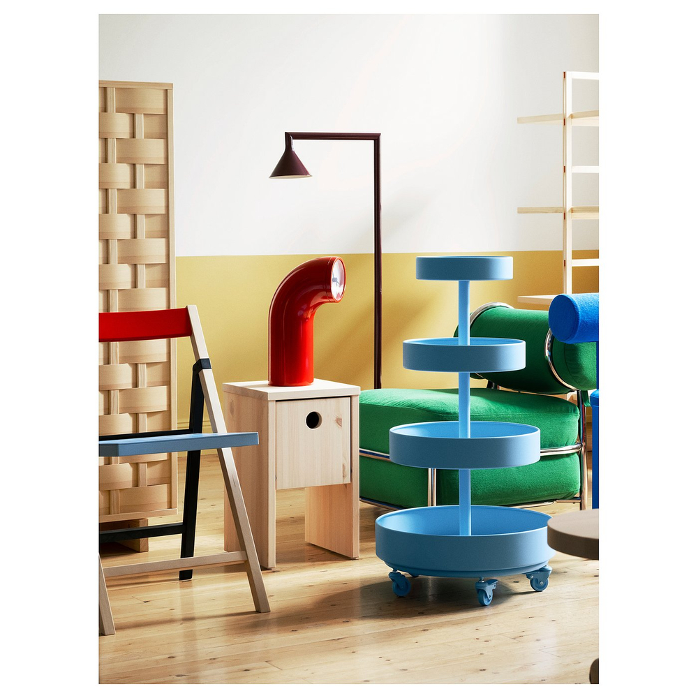 IKEA PS 2026  (ИКЕА ПС 2026)  -  Тумба прикроватная - сосна с откидной дверцей 30х30х50 см