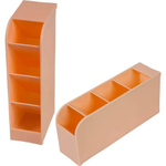 Подставка настольная Пастель 20х9х5,3см (оранжево-персиковая)