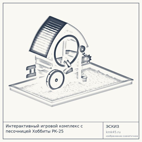 Интерактивный игровой комплекс с песочницей Хоббиты РК-25 — от 458 000 ₽