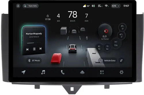 Магнитола для Smart ForTwo W451 2010-2015 - Teyes CC4-PRO монитор 13" 2K QLED на Android 13, Быстрейшая, Snapdragon 778G, ИИ, CarPlay, DSP, 4G SIM-слот