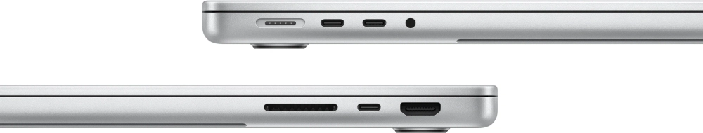 Ноутбук Apple MacBook Pro A2992 M3 Max 14 core 36Gb SSD1Tb/30 core GPU 14.2" Liquid Retina XDR (3024x1964) macOS silver WiFi BT Cam (Z1AZ0002N(MRX83))