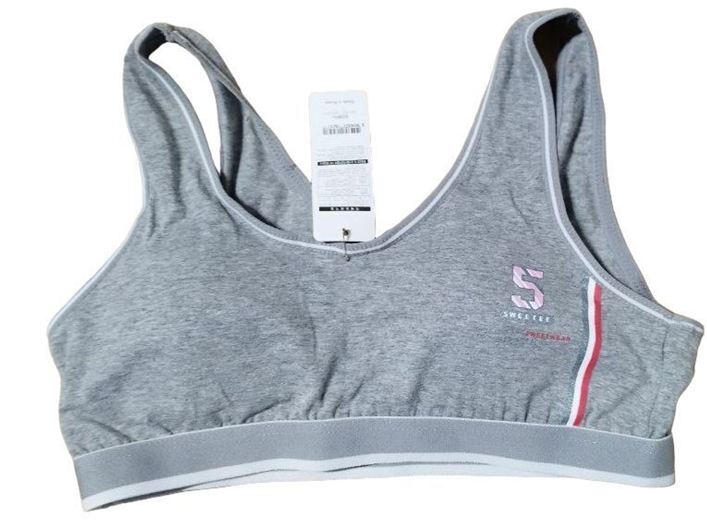 Спортивный топ Sports Bra из хлопка (Размер: M) (Цвет: черный)