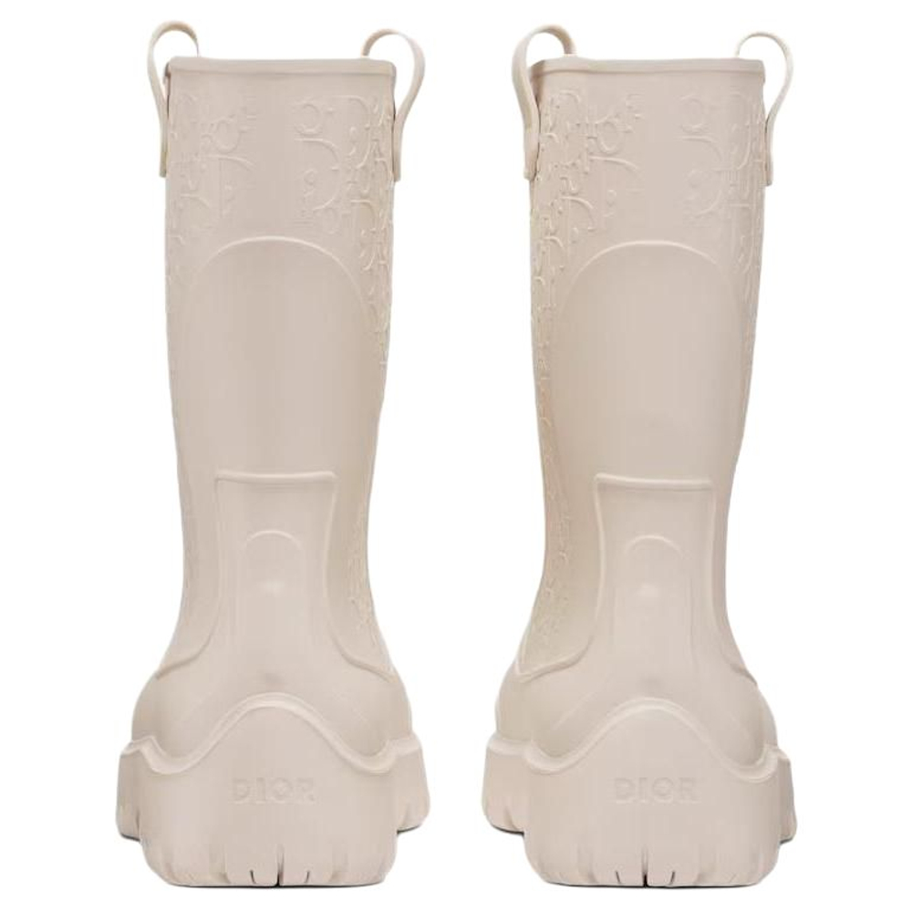DIOR Garden Rain Boots Men"s Ecru