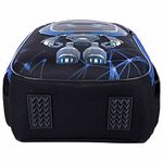 Ранец BRAUBERG LIGHT, 1 отделение, с брелоком, "Evil robot", 3D-панель, 36х26х13 см, 272028