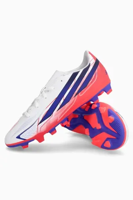 Бутсы adidas F50 Club Hyperfast FG/MG Junior - белый
