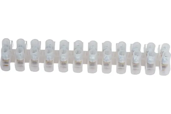 Клемма Navigator 12*5 5А +80°С полиэтилен белая 01383