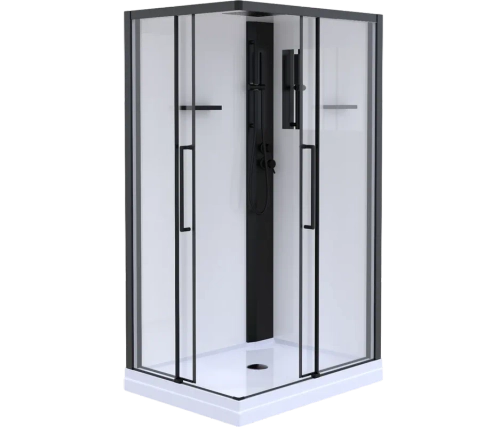 Кабина душевая Esbano (Эсбано) ESM-108CKR L, с низким поддоном, 100х80х215