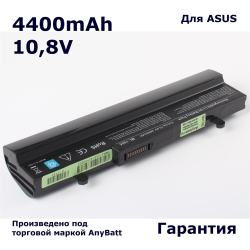 Аккумулятор AnyBatt 4400 mAh для ноутбука Asus Eee PC 1005, Eee PC 1001PX