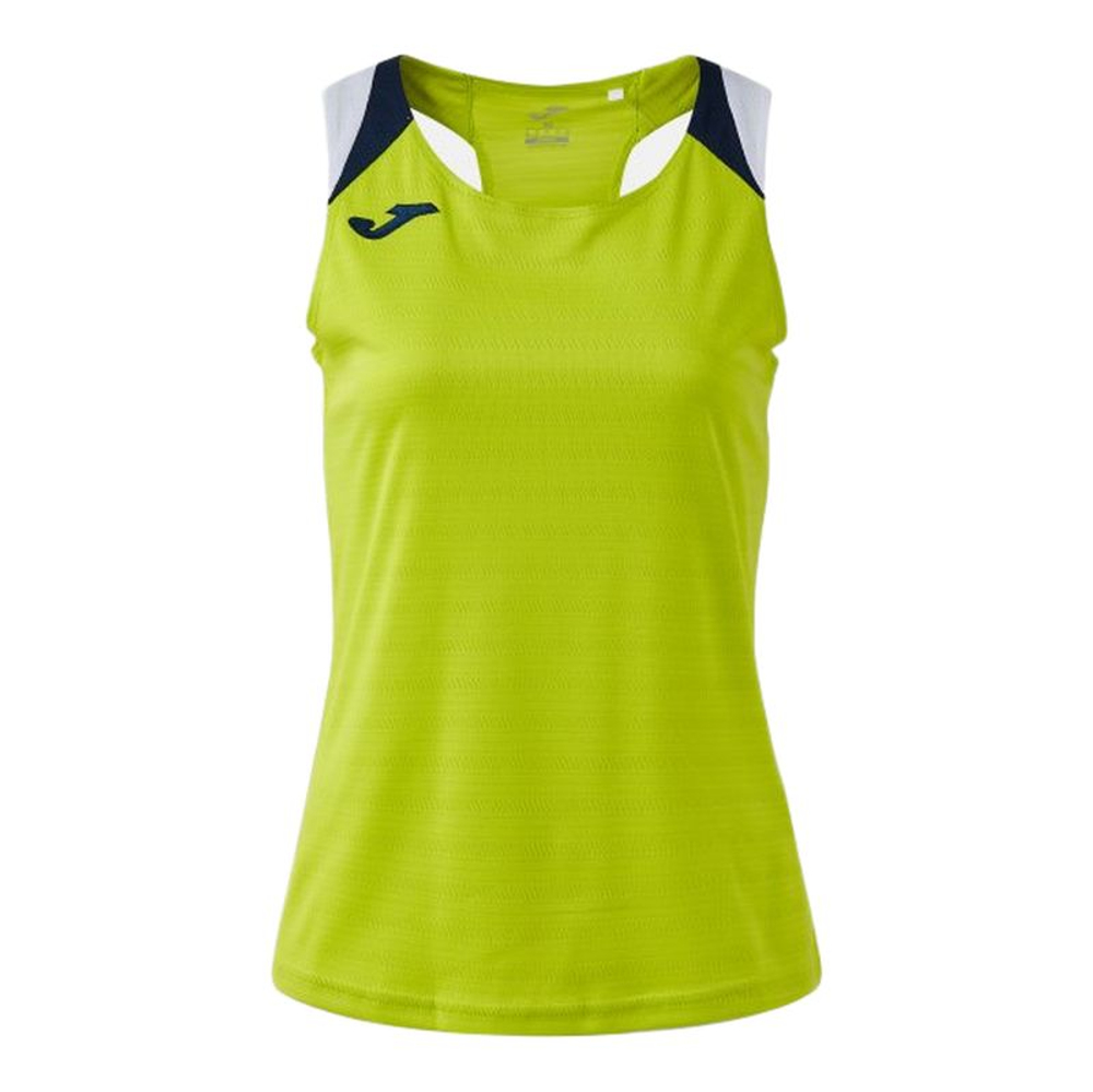 Женский теннисный топ Joma Terra Tank - lime/dark navy